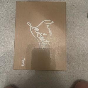 Authentic Christian loubotin shoe box